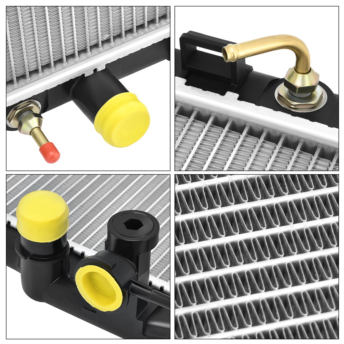 LEDKINGDOMUS Radiator for 2007-2011 Nissan Versa 1.6L/1.8L & 2009-2014 Nissan Cube 1.8L Direct Fit Replacement