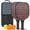 Pioneer Flower Floral, variant on Pickleball Paddles Set,Pioneer Flower Floral Print Pattern Fiberglass Surface Pickleball Racket Set with 2 Indoor Outdoor Pickleball Balls and Pickleball Bag,Pickle-ball Equipment