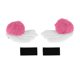 thumbnail image 1 of Accesorios para Casco de Motocicleta Decoración Alas Arale con Bola de Durazno para Cascos de Motocicleta, Bicicleta, Esquí, Pegatina de Peluche Blanca 1 Juego, 1 of 6