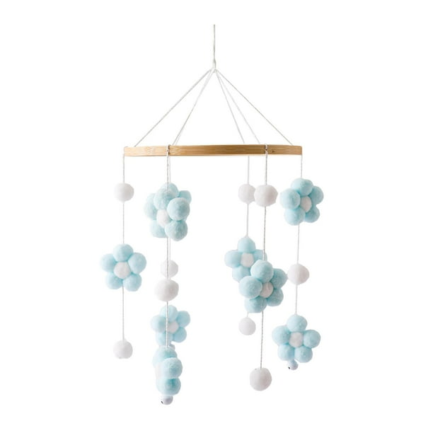 Móviles de guardería, juguetes de peluche giratorios, juguete móvil colgante, cochecito, juguete colgante, juguete de actividad, cuna móvil para Azul SM SunniMix Juguetes para colgar en la cuna