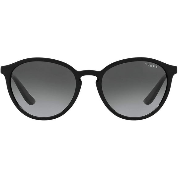 Vogue Eyewear Womens Vo5374s Round Sunglasses Black/Grey Gradient 55 Millimeters