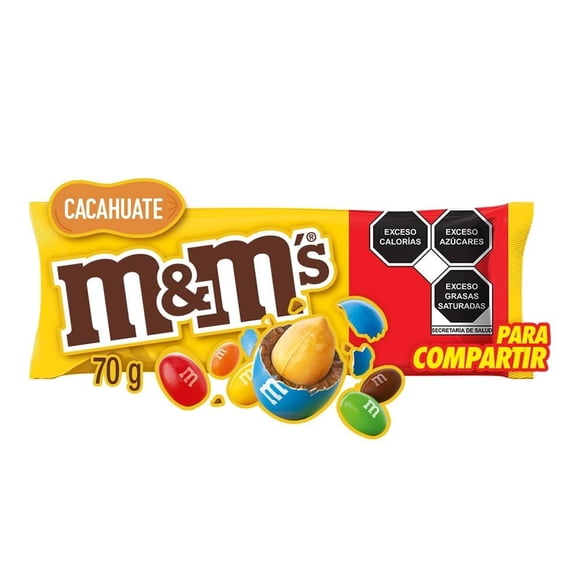 Chocolate M&M's Peanut de cacahuate 70 g