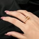 thumbnail image 2 of Diseño de personalidad Joyería fina Micro-set Zircon Anillos de dedo de lujo para mujeres Fiesta de vacaciones simple Regalos diarios Anillo 17 TUNC Sencillez, 2 of 5