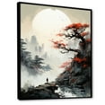 thumbnail image 2 of Designart "Asian Art Samurais horizon III" Asian Floater Framed Canvas Print, 2 of 7
