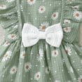 thumbnail image 6 of Leey-World Toddler Baby Girl Dresses Summer Clothes Boho Short Sleeve Dress Ruffle Infant Sundress Cute Girls Outfit(Green,2-3 Years), 6 of 9