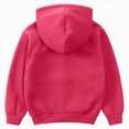 thumbnail image 6 of Staki Girls Winter Jacket Kids Full Zip Hoodie Boys Jacket Warm Cozy Outwear Coat with Pockets 1-10Y(Hot Pink,4-5 Years), 6 of 9