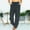Dark Gray, variant on Womens Pants Women's Fashion Casual Solid Color High Waist Lace-up Loose Trousers Plus Size Long Pants Black L