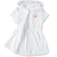 thumbnail image 2 of Cyndeelee Girls 2T-16 Hooded Swimsuit Zip-Up Terry Swim Cover Up, 2 of 5