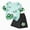 C31-Green, variant on Caqnni 4-5 Years Girl Summer Clothes 2Pc Set Toddler Girl Clothes Floral Printed Top And Shorts Outfits 2Pcs Little Girls Clothing Set