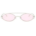 thumbnail image 2 of Gafas de Sol Ovaladas Vintage Protección 400 para Deporte Viaje Playa Verano - Rosado se describe Sunnimix Gafas de sol ovales de las mujeres, 2 of 6