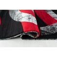 thumbnail image 4 of RUG AND DECOR Newport Collection Modern Abstract Design Area Rug Red Black White Grey Living Room Bed Room Carpet Alfombras para Sala, 4 of 5