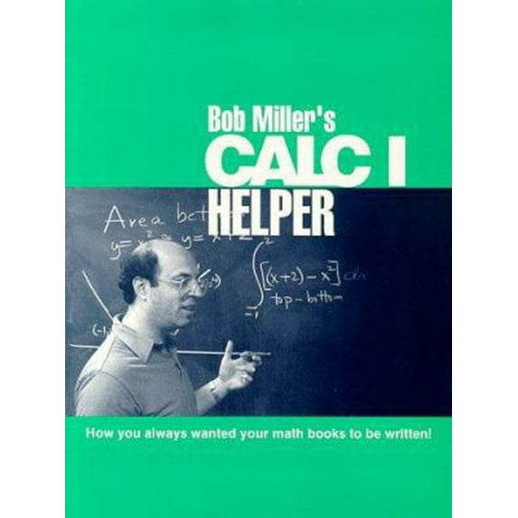 Pre-Owned Bob Miller's Calc I Helper (Paperback) 0070422575 9780070422575