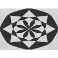 thumbnail image 1 of Ahgly Company Indoor Rectangle Patterned Dark Gray Black Area Rugs, 8' x 10', 1 of 6