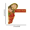 thumbnail image 5 of WINDLAND I That Pin Comical Enamel Pin Jesus Lapel Pin Collectible Gift for Friend, 5 of 15
