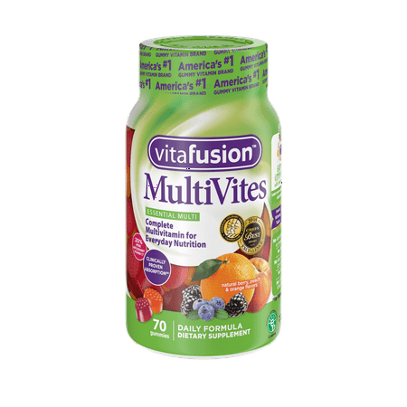 - (2 Pack) Vitafusion MultiVites Gummy Vitamins, 70ct