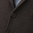 thumbnail image 5 of Gibobby Sueter Cardigan Casual Cárdigan para hombre, cuello alto, abotonado, punto trenzado, cárdigan grueso(A,XG), 5 of 5