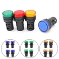 thumbnail image 5 of 4Pcs 22Mm Panel Hole Mount Led Light 28Mm Pilot Indicator Signal 220V Ac 4Pcs, 5 of 5