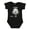 AB-Black, variant on Metal Face Boys or Girls Baby Bodysuit