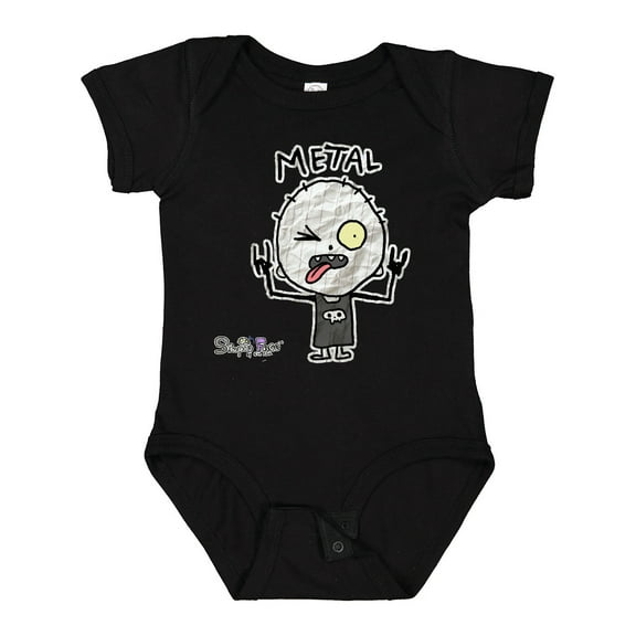 Inktastic Metal Face Boys or Girls Baby Bodysuit
