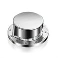 thumbnail image 1 of Mechanical Kitchen Timer Portable Small Refrigerator BBQ Countdown Chef Tool Stainless Clock Reading Timing Device Office Bakery Accessories White, 1 of 8