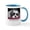 White/Blue Inside, variant on CafePress - Cute Shih Tzu Dog Mugs - 11 oz Ceramic Mug - Novelty Coffee Tea Cup