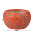 thumbnail image 1 of Terra Glazed Ceramic Bowl Planter, 1 of 4