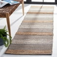 thumbnail image 2 of SAFAVIEH Natural Fiber Quincy Striped Runner Rug, Grey/Natural, 2'3" x 8', 2 of 6