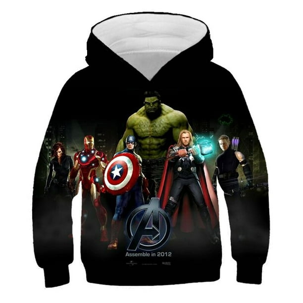 Marvel Spider-man nueva llegada niños sudaderas dibujos animados niños niñas Otoño Invierno con capucha niño ropa de manga larga Sweaters8T zhangmengya CONDUJO