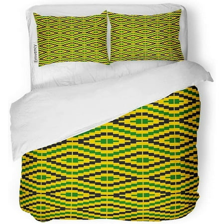Kente African Pattern Print Duvet Cover Bedding Set