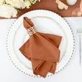 thumbnail image 6 of BalsaCircle 100 Pieces 17" Terracotta Polyester Luncheon Napkins Wedding, 6 of 8