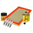 thumbnail image 1 of Kit De Bujías Doble Platino, Filtro De Aire, Filtro Para Aceite Sintético Y Filtro De Combustible 9 PIEZAS Afinación Sin Aceite Compatible con 626 1993 A 1997 Mazda V6 2.5L, 1 of 3
