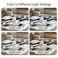 thumbnail image 7 of ODIKA 6'x9' Washable Area Rug Easy Care, Non-Shedding, Grey Abstract Brushstroke Interlocking Geometric Marbled Swirl for Queen Size Bedroom Under Bed Master Suite, 7 of 7