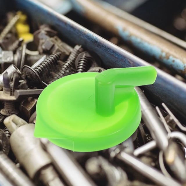 DEEPCRAFF Radiator Reservoir Tank Cap Green ABS Lightweight for Car Cooling Systems