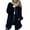 Black, variant on Breezora Women's Cozy Lined Hooded Zip Up Jacket With Pockets Long Sleeve Cardigan Style Winter Outerwear L Size Black