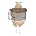 thumbnail image 4 of Beekeeper Hat  Beekeeping   Beekeeping Hat With Veil  Beekeeper Cowboy Hat Outdoor Beekeeper Cowboy Hat Breathable Fireproof Beekeeping Veil  Face Head Protector, 4 of 8
