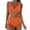 Orange, variant on Tie Back Bathing Suit,High Waisted Bikini Sets,Peplum Swimsuits for Women,Halter Swimsuits for Women,Bathing Suit for Women,Bikinis Set,Tie Bikini Sets for Women Hot Pink S