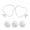 Heart shape, variant on Giaone Fish Training Rings Interactively Enrichment Toy Fish Play Training for Swimming Feeding Aquariums Toy