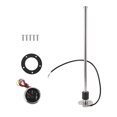 thumbnail image 1 of Kit de Unidad de Envío de Combustible y Medidor Unique Bargains Longitud 425mm Unidad de Envío de Combustible para Barcos Sensor de Combustible Marino Metal Negro Plateado 240-33 Ohm, 1 of 1