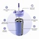 thumbnail image 5 of Vaso Térmico para Café BOTTLE BOTTLE 350ml con Tapa Dual y Popote Morado, 5 of 7