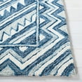 thumbnail image 3 of SAFAVIEH Metro Desi Medallion Area Rug, Blue/Ivory, 6' x 6' Square, 3 of 8
