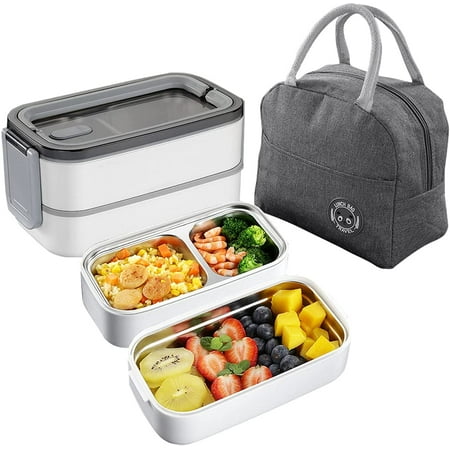 Bento Boxes, Memkey Reusable 3-Compartment Containers Leak-Proof Meal Prep  Lunch Box, Removable Stainless Steel Portable Bento Boxes For Adults, Kids (Lunch  Box + Lunch Bag) | Walmart Canada