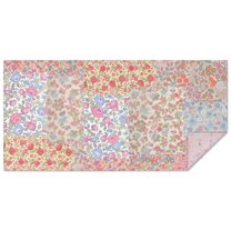 Pioneer Flower Floral Print Pattern Rectangle Tablecloth 60"x120",Waterproof Polyester Rectangle Table Cloth, Wipeable Spillproof Polyester Tablecloth for Dining, Camping, Indoor and Outdoor