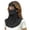 Black, variant on Womens Full Face Neck Cover Sun Protection Mask with Breathable Hole Soild Color Trendy Outdoor Outdoor(Gray/Free Size)