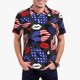 thumbnail image 1 of Fotbe American With Lips Camiseta Polo de Golf para Hombre con Estampado – Camisa Deportiva Transpirable con Cuello Abotonado-Large, 1 of 6