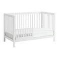 thumbnail image 3 of Oxford Baby Essential Island Full Size 4-in-1 Convertible Crib with Round Spindles, White, 3 of 9
