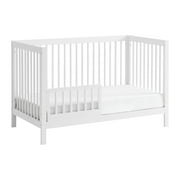 Oxford Baby Essential Isl Size 4-in-1 Convertible Crib with Round Spindles, White