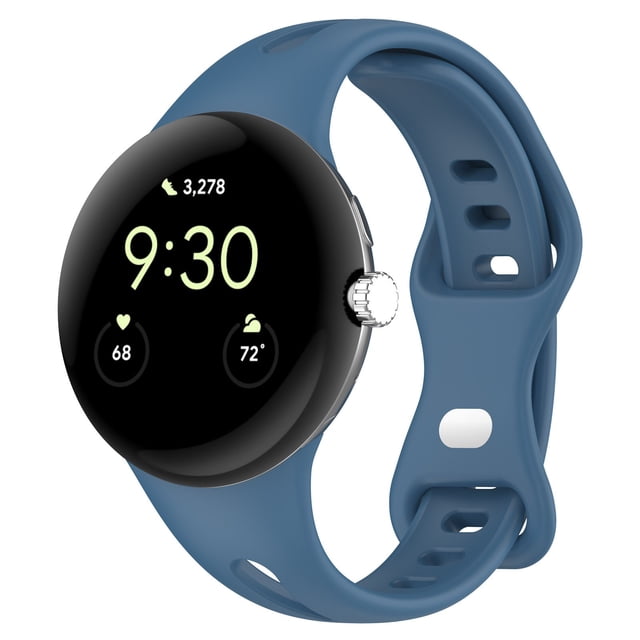 Correa deportiva de silicona transpirable a prueba de sudor, impermeable y cómoda de llevar Compatible con Smartwatch
