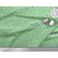 thumbnail image 3 of Soimoi Silk Fabric Aster Floral Printed Fabric 1 Yard 42 Inch Wide, 3 of 3
