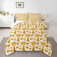thumbnail image 2 of Erosebridal Wildlife Giraffe Comforter Sets King Size, Cute Butterfly Comforters & Duvets, Flower Plant Decor, Lightweight 3pcs, 2 of 7