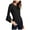 Black - black, variant on I-N-C Womens Beaded-Neck Pullover Blouse navy XS